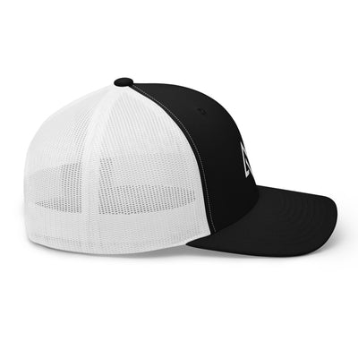 Mesh Cap "Mountain" MV white black