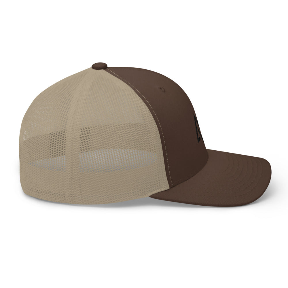 Mesh Cap "Mountain" MV beige brown