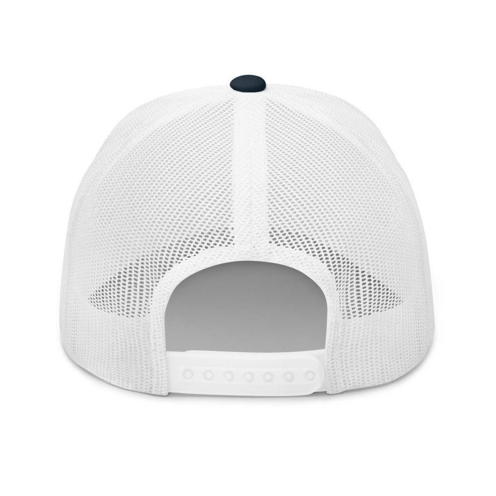 Mesh Cap "Mountain" MV white navy