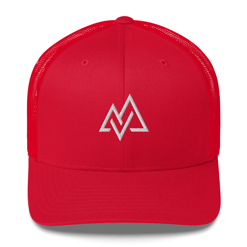 Mesh Cap "Mountain" MV red